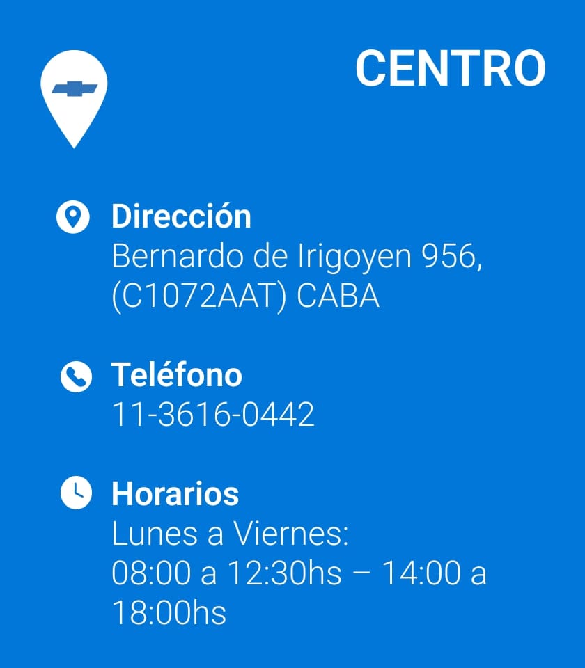 Ubicación Centro, teléfonos y horarios