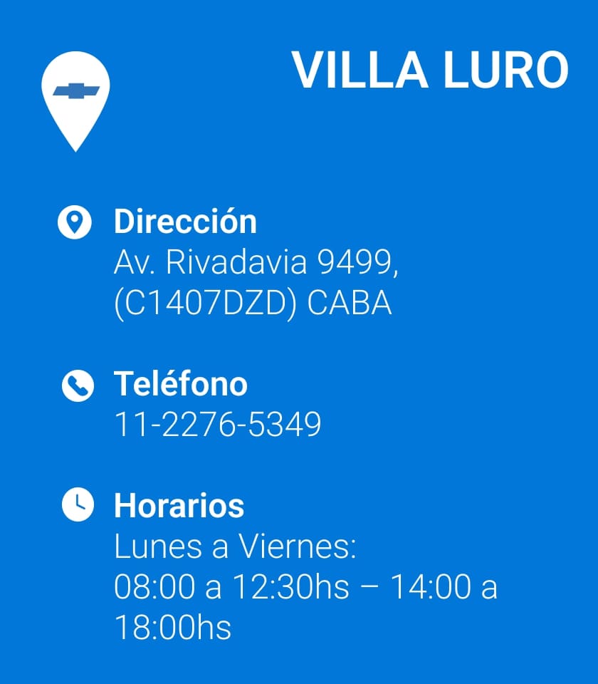 Ubicación Villa Luro, teléfonos y horarios
