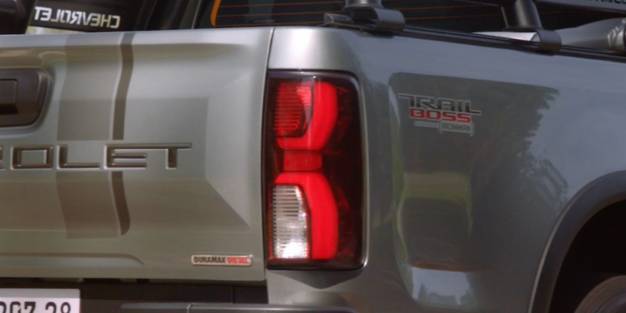 Diseño trasero con luces LED Chevrolet S10 Trail Boss